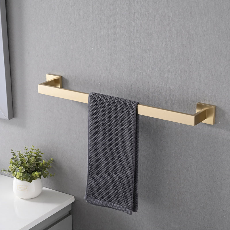 Ensemble de quincaillerie de salle de bain 4 pièces, Or brossé