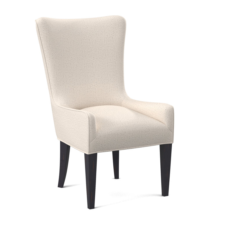 Chaise de salle à manger Providence - sans jupe, Ébène rétro, 100% polyester Elise
