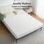 Grand matelas en mousse japonaise de 10 pouces avec couche de gel et support à 7 zones Carysfort-2015330605