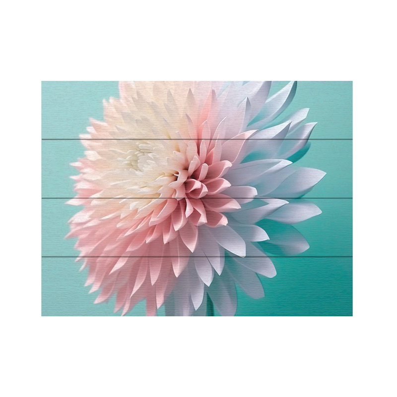 Incado Pink Bliss Wood Slat Art, H 12 po x l 16 po