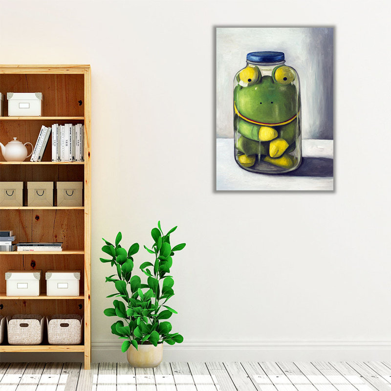 «Preserving Childernal Frog», reproduction d'art sur toile, H 48 po x l 36 po