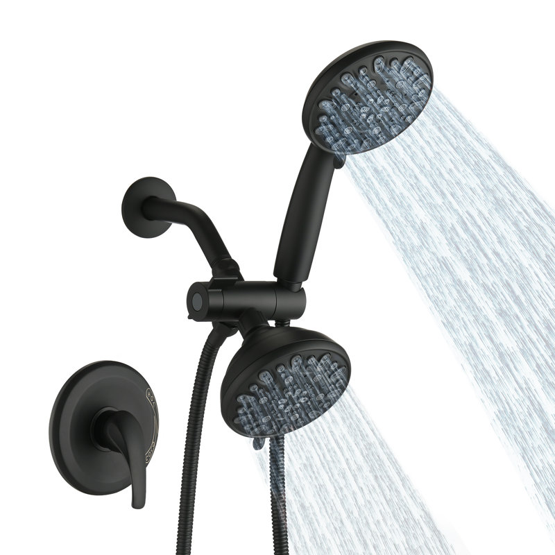 All-In-One Kit with Rough in-Valve, ‎Matte Black