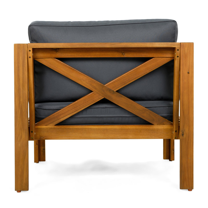 Ensemble de conversation pour patio, Gris foncé