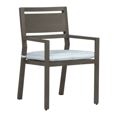 Avondale Aluminum Patio Dining Armchair with Cushions