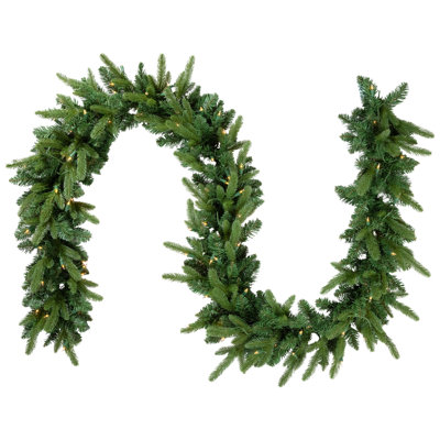 9' x 12" Pre-Lit Washington Frasier Fir Artificial Christmas Garland - Clear Lights