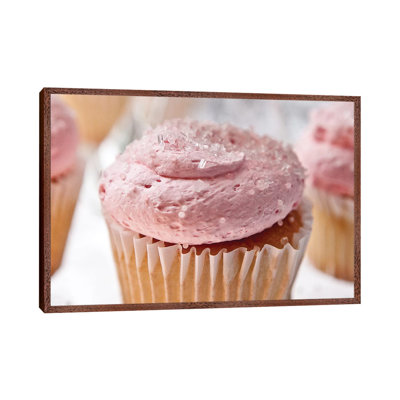 Pink Cupcake - Print on Canvas
