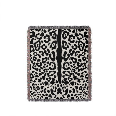 Cheetah Print  Cotton Throw Blanket