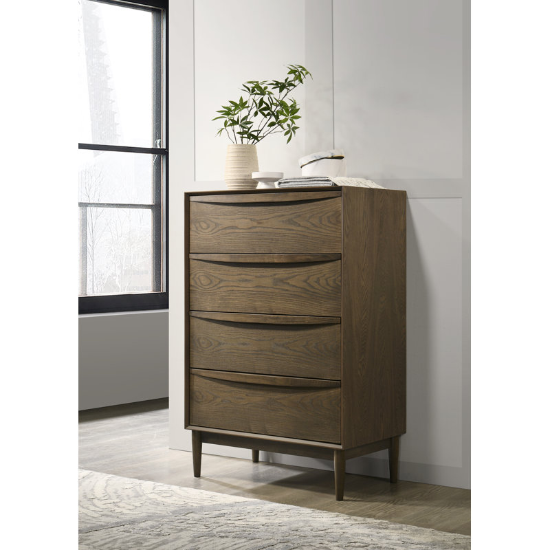 Claussen 80cm W 4 - Drawer Chest of Drawers