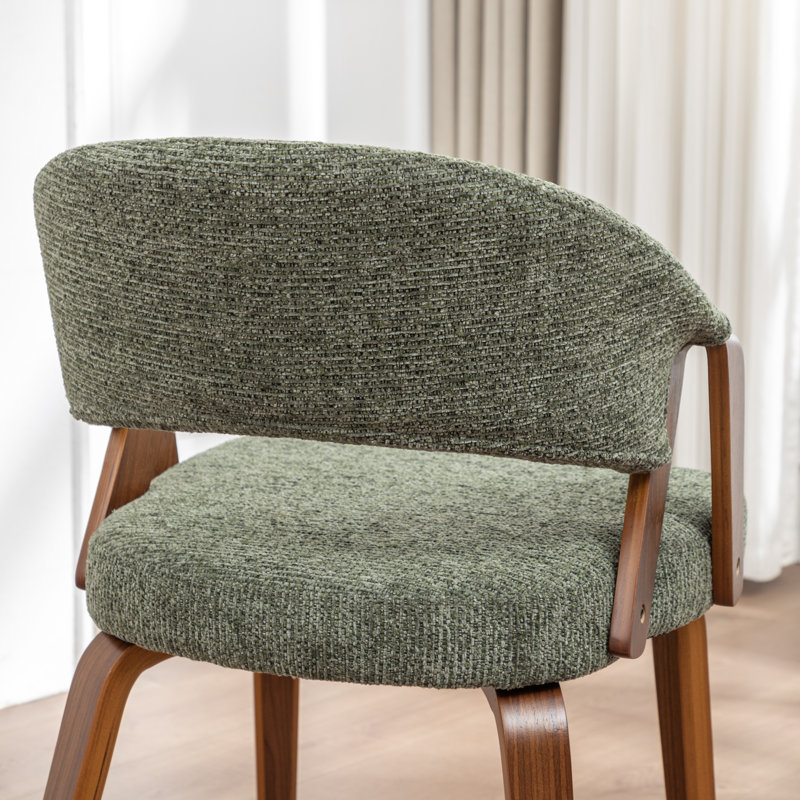Chaise rembourrée Providence, Vert
