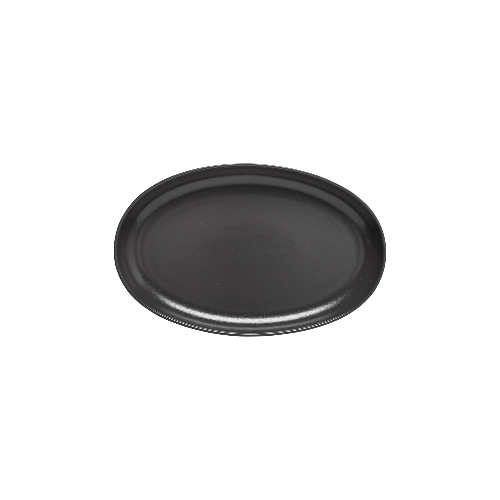 Casafina Pacifica Oval Platter, 1.77" H x 10.35" W x 16.06" L, Seed Gray