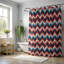 Rideau de douche 1 pièce Americana Patchwork-100750512