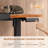 47" Foldable Electric Standing Gaming Desk, Long Computer Desk With Power Strip -1314616364