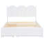 Grand lit plateforme blanc avec lit gigogne simple TG et 2 tiroirs spacieux sous le lit - Créez un espace de rangement supplémentaire dans votre chambre à coucher offrant une offre de confort durable-1024371152