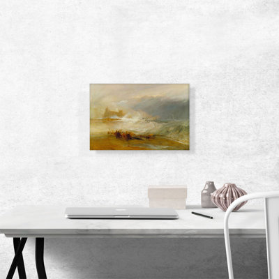 " Wreckers Coast Of Northumberland 1834 " by J. M. W. Turner Painting Print