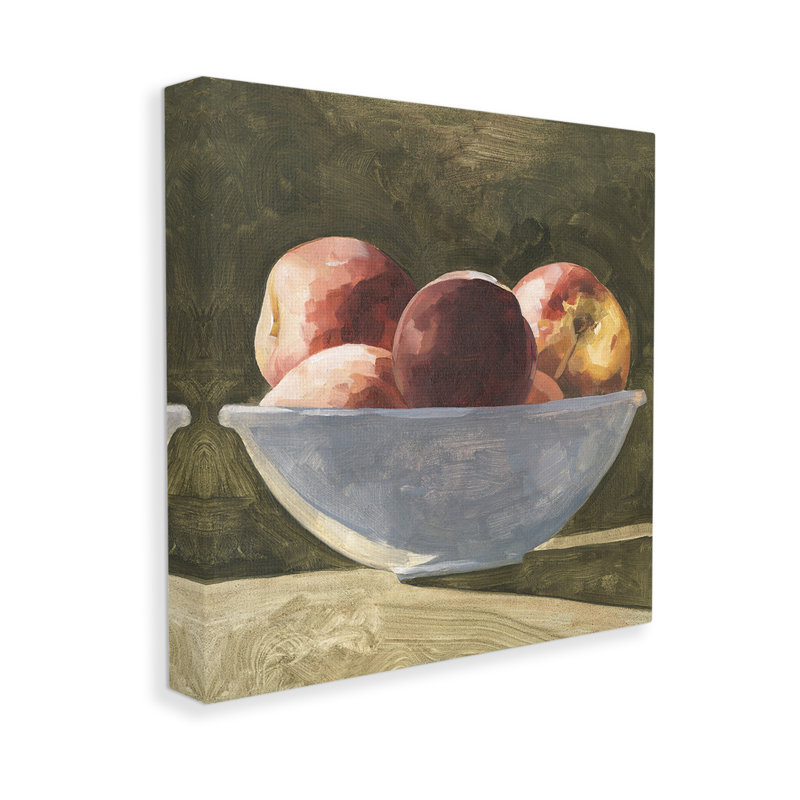 "Shadowed Apples Still Life" par Emma Caroline sur toile, H 36 po x l 36 po