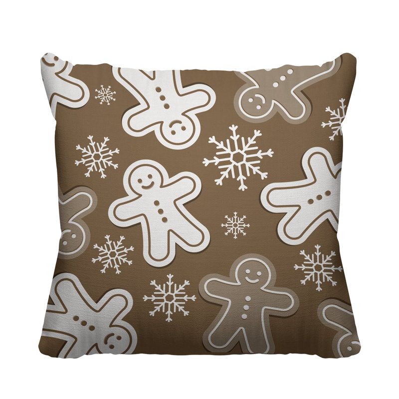 Coussin Holiday, Beige, L 15 po x H 15 po