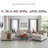 75" Upholstered Sofa-1598614585