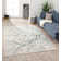 Ksamil Abstract Area Rug In Blue/Light Grey