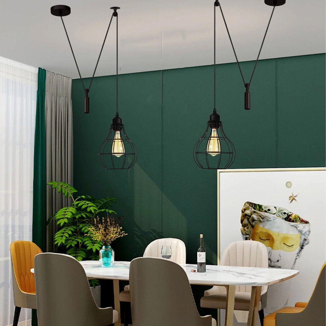 Lagarto 1 - Light Black Lantern Pendant