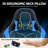 Ergonomic Gaming Chair Faux Leather Reclining  Swiveling PC & Racing Massage Video Game Chair with Footrest-1257704791-1240145281