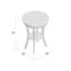 Table de bout avec rangement Talyiah