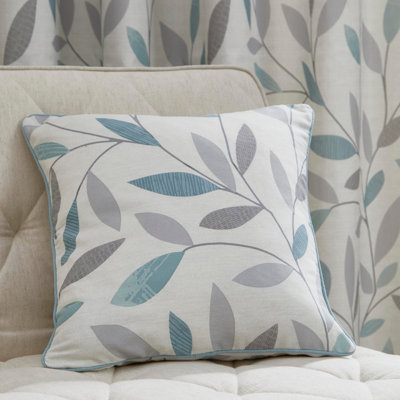 Floral Square Throw Pillow Cover