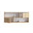 Modern Console Table, Oak Color, 47.2 x 19.7 x 8.7 inches | 100% Melamine Coated Particle Board, Thickness: 0.7 inches | Scandinavian Design, Stylish & Functional for Home Entryway or Living Room-106861047