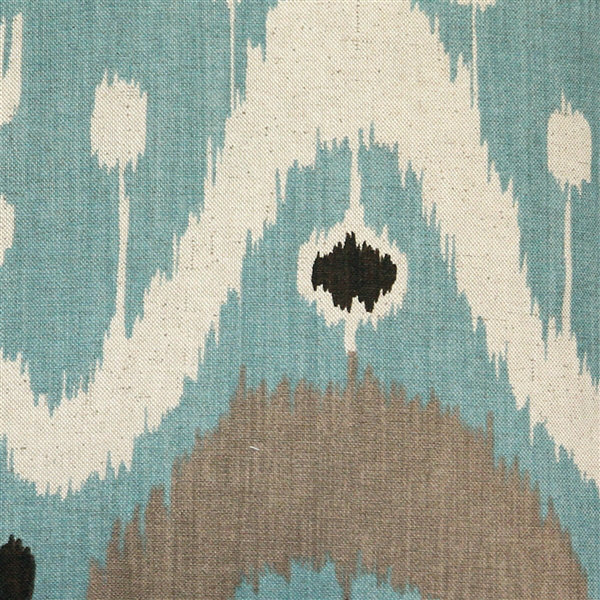 Coussin Indah Ikat, Bleu