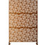 Brown Privacy Screen 76" H48" W - Metal, Strong Outdoor Elegant