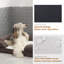 Canapé pour chien en mousse à mémoire de forme Laifug, lit moyen, avec doublure imperméable et housse amovible lavable-100751787-100751788