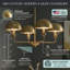 Iron 4-Light Chandelier-1167557443