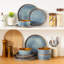 Stoneware Dinnerware Set 12 Piece - Service for 4-1466096073