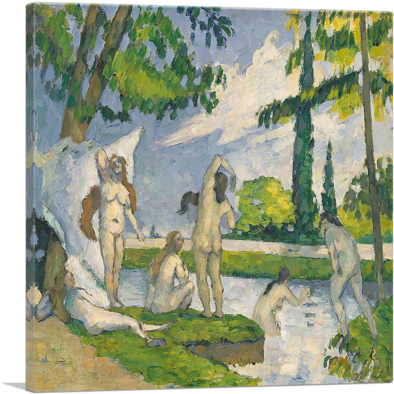 «Bathers 1875 - Print», H 26 po x l 26 po x P 1,5 po