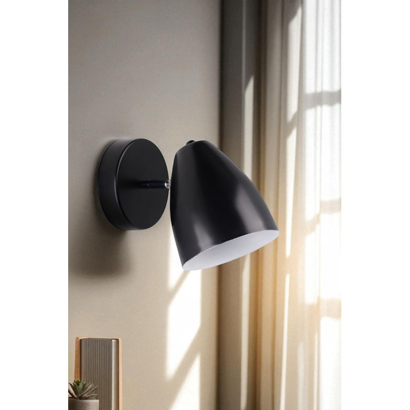 Lampe murale, Noir