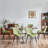 Modern Dining Chairs Faux Leather Upholstered Kitchen Chairs Side Chair With Metal Legs-453452156