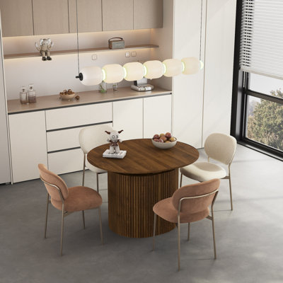 Table de salle à manger extensible pliable, console multifonctionnelle en bois extensible