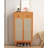 Japanese-style wicker and solid wood shoe cabinet-4814264