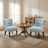 Chaise d'appoint d'appoint en chenille 24,4 po de largeur (ensemble de 2)