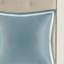 Ensemble d'édredon 8 pièces jacquard turquoise / argent très grand-119922217-119922218