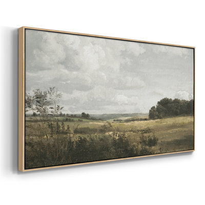 Série paysage - MCLVII - Toile tendue avec châssis encadré - Prêt à être accroché