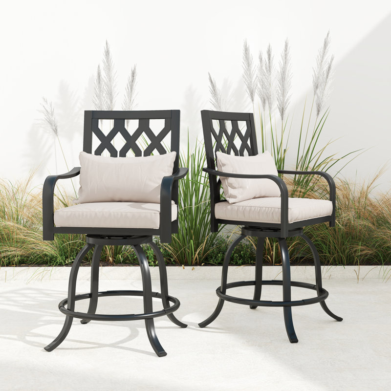 Ensemble de barre Soline avec matériau extérieur en métal, Beige
