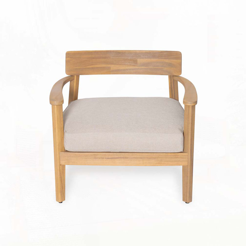 Outdoor Patio Acacia Wood Patio Armchair