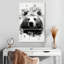 Tête d'ours Brampt noir et blanc-108549548