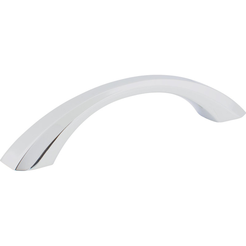Wheeler Bar Pull, Polished Chrome, 3 3/4"