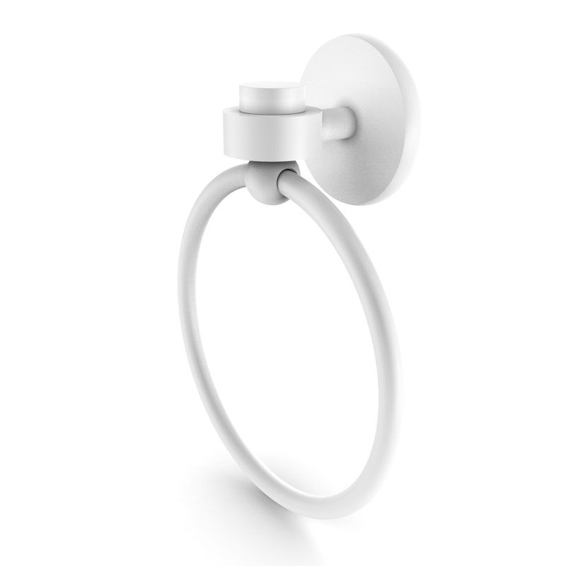 Satellite Orbit One Towel Ring, Matte White