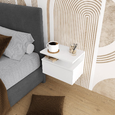 45cm W Manufactured Wood Bedside Table