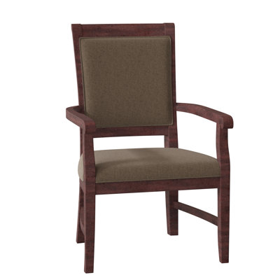 Chaise avec accoudoirs à dossier très grand Pryor