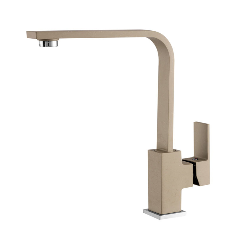Belfry Kitchen Stefield Kitchen Faucet Side Spray, Beige