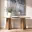 Console sculptée en bois recyclé de 72 po Flory