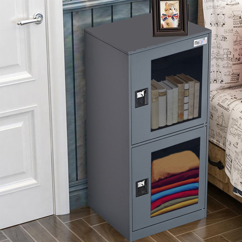 Small Locker Cabinet With Lock Latch, 2 Door Sideboard Lockers